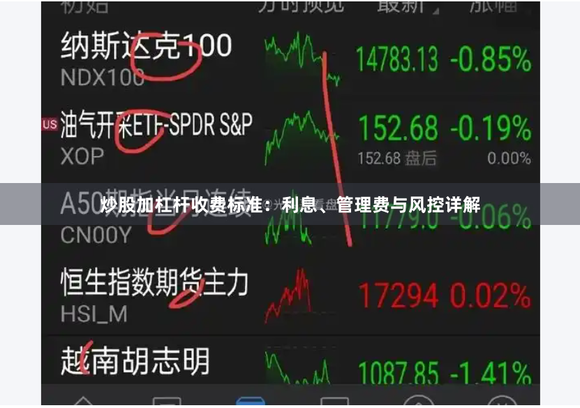 炒股加杠杆收费标准：利息、管理费与风控详解
